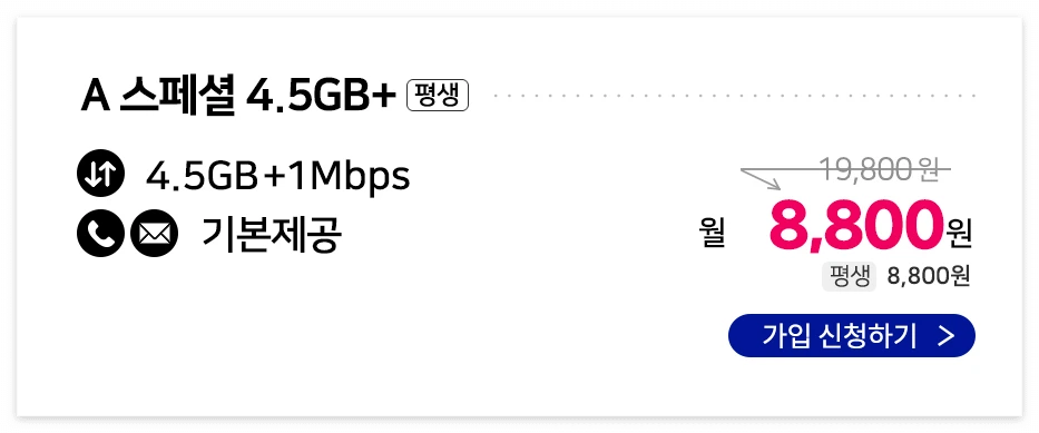 알뜰폰 요금제 추천