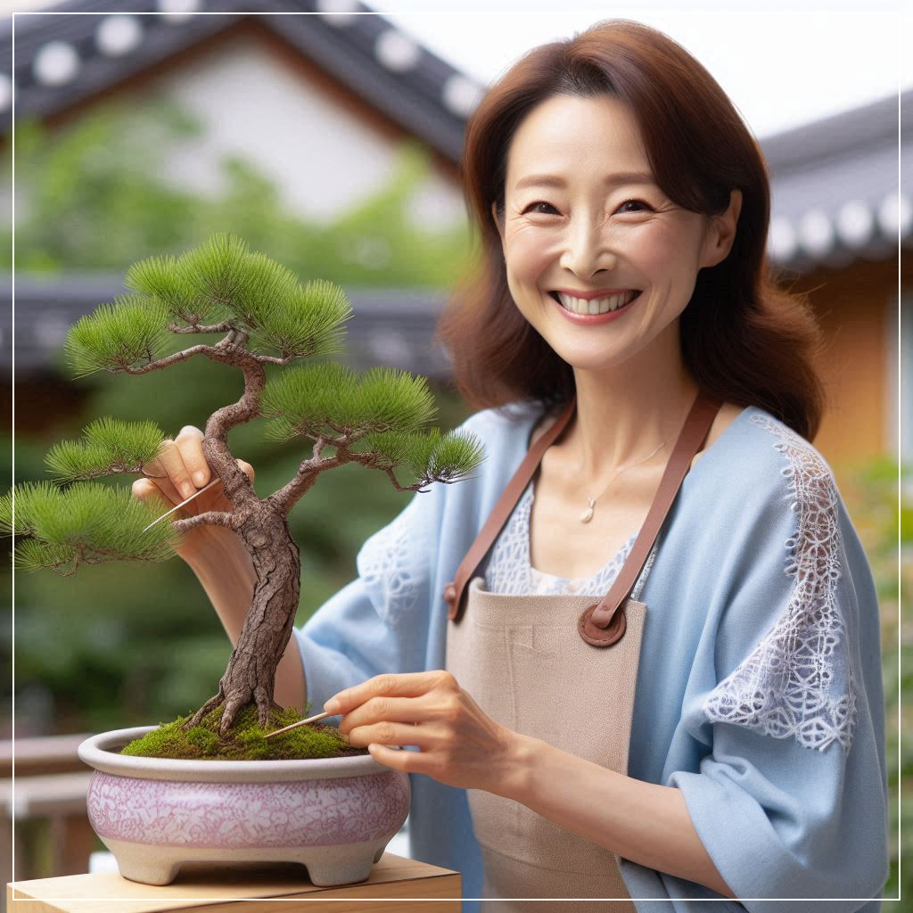 소나무 분재는 자연의 미