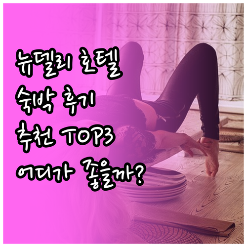 뉴델리 호텔 숙박 후기 총정리 어디가