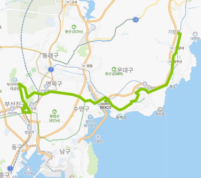  부산 63번버스 노선, 시간표 정보 :: 거제동, 서면역, 경성대, 부경대