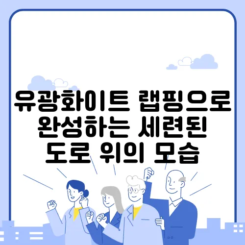 유광화이트 랩핑으로 완성하는 세련된 도로 위의 모습