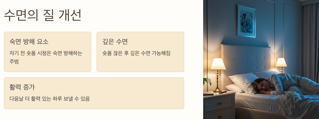 2. 수면의 질 개선