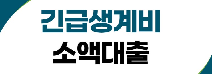 긴급생계비소액대출