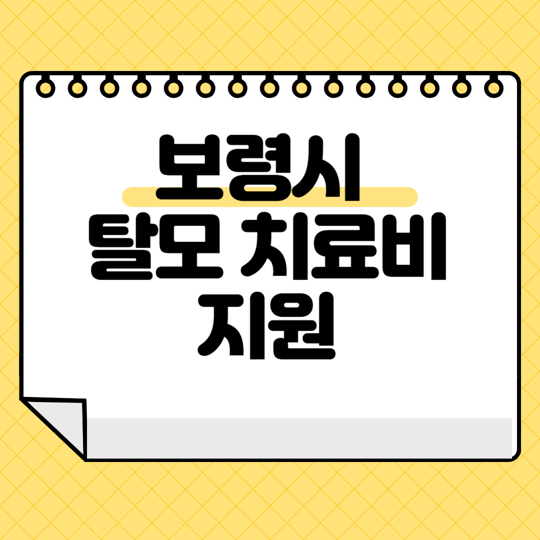 보령시-탈모-치료비-지원