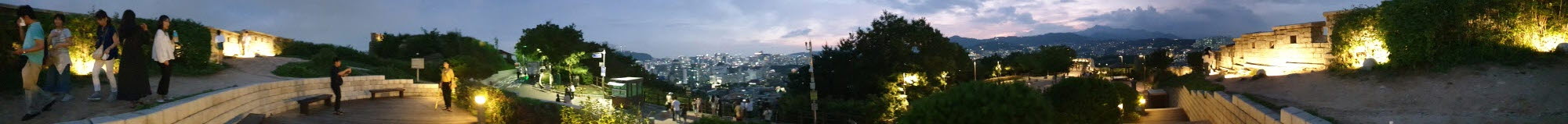  서울 성곽길 낙산공원 야경( 서울성곽 멋진 야경)