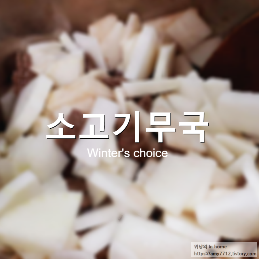  소고기무국 끓이는법