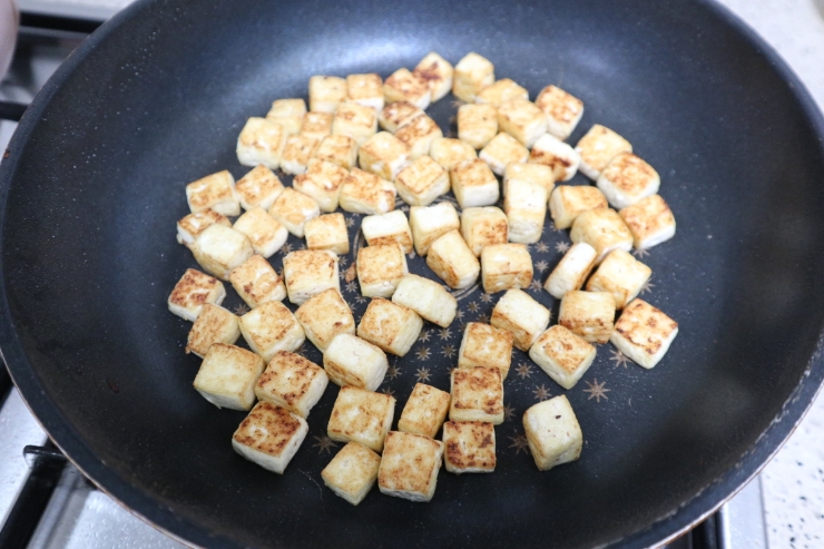 오리엔탈 드레싱 만들기 간단한 두부요리 두부샐러드 만드는 법 22