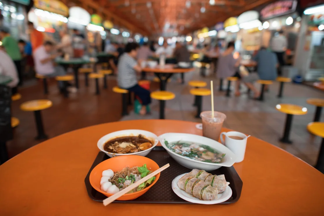 맥스웰 로드 호커 센터(Maxwell Road Hawker Centre).