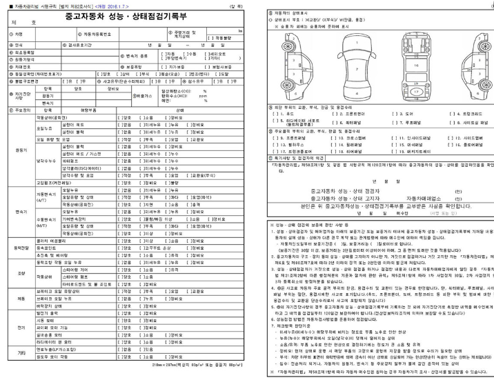 중고차 성능지