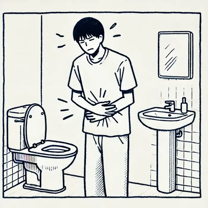 소변이 마려운 남성