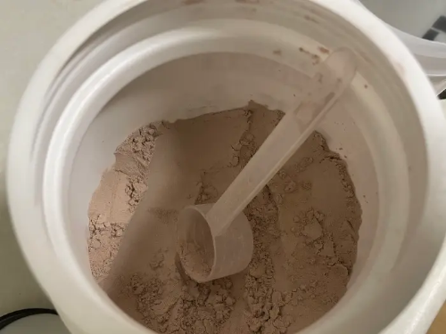 웨이더 플러스 단백질 초콜릿 맛 개봉