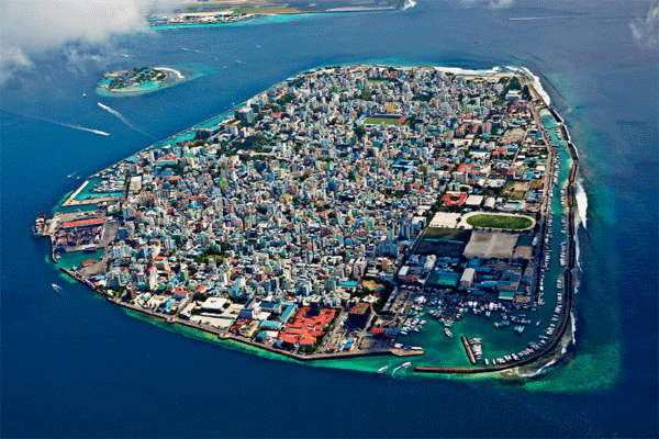 몰디브 밤바다