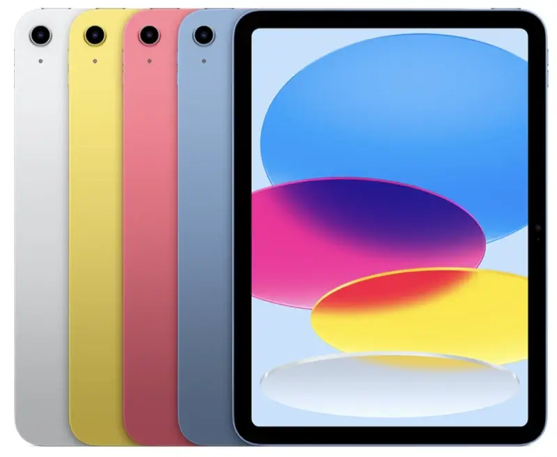 애플-아이패드-10세대-4가지-색상과-전면-이미지