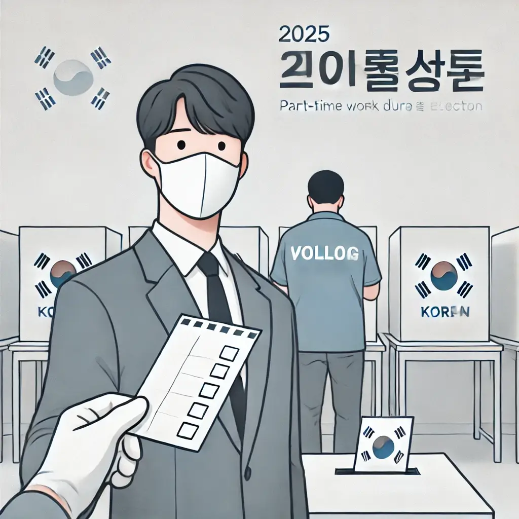 2025 대통령선거 알바 신청 방법! 최대 하루 13만원!?