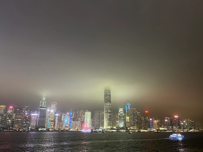 잊을 수 없는 홍콩의 야경