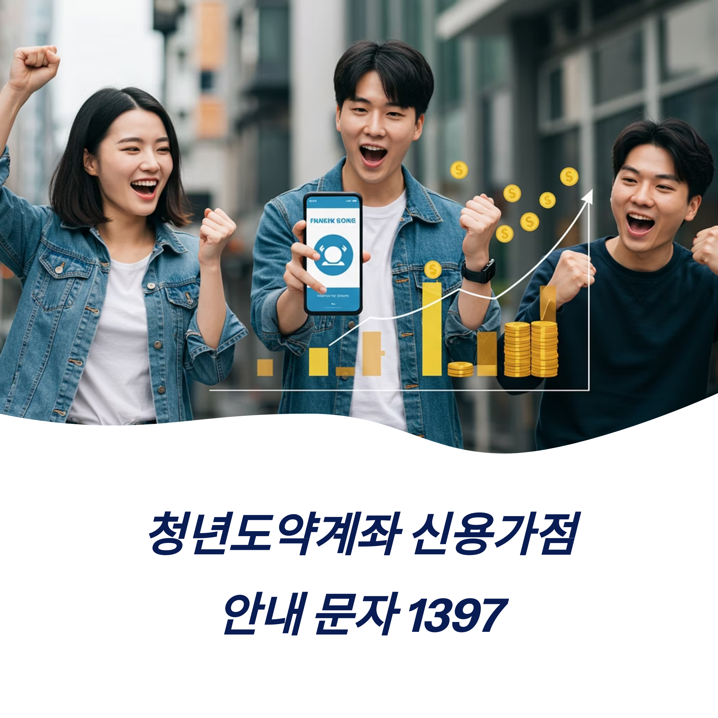 청년도약계좌 신용가점 안내 문자 1397