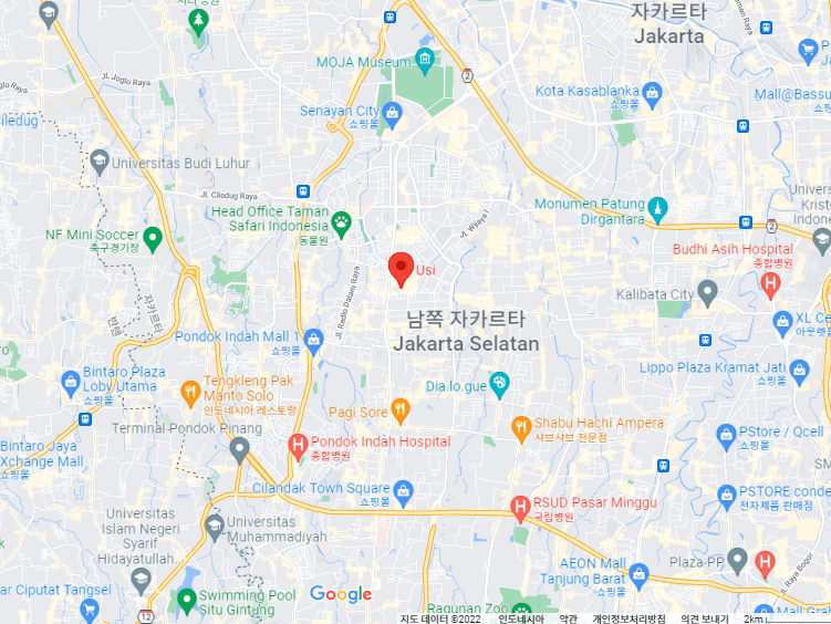 자카르타 삼시세끼 구글지도