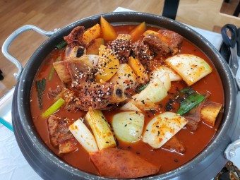 매운갈비찜 가마솥밥