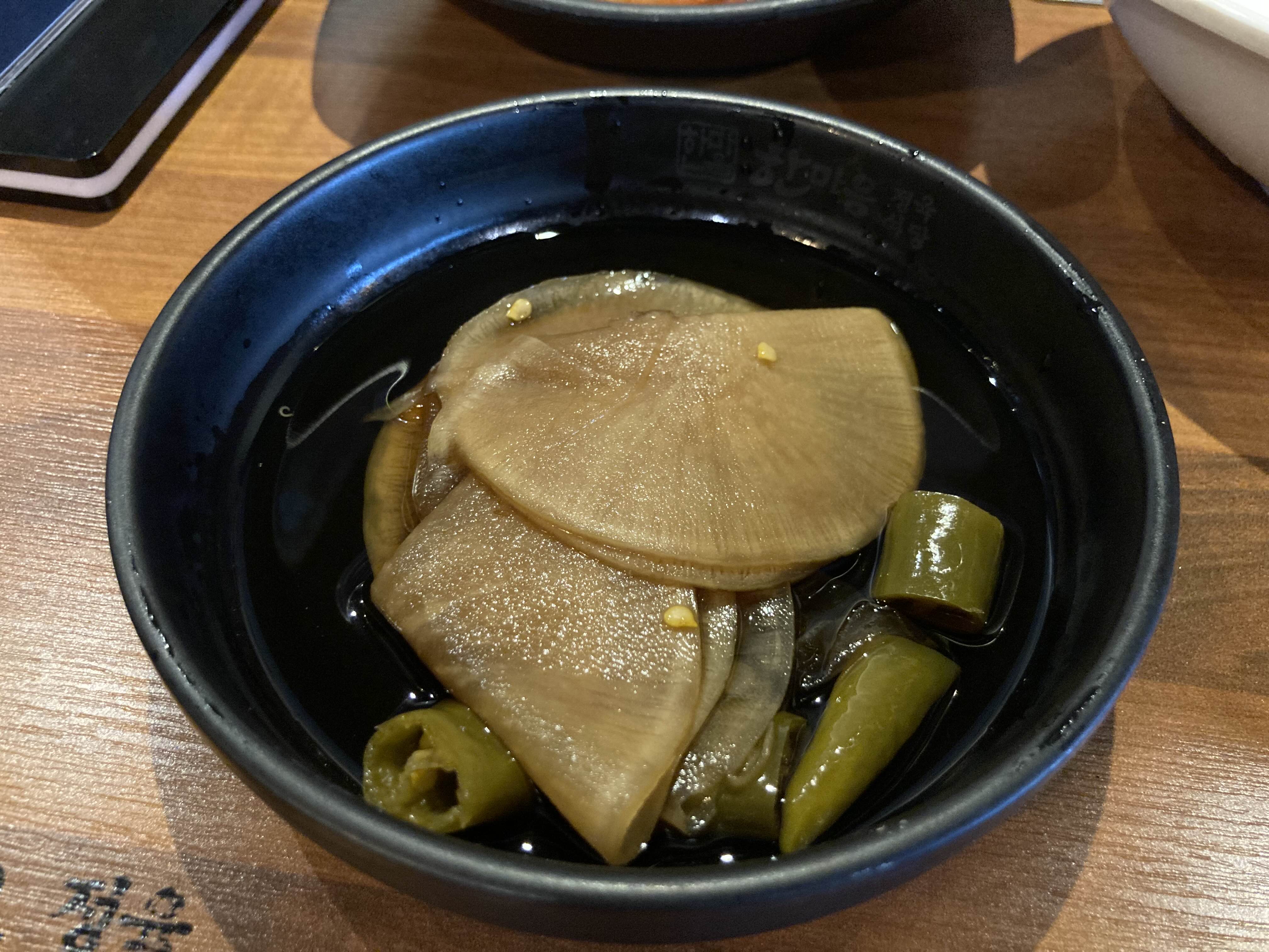 보라매 소고기 맛집 한마음정육식당 장아찌