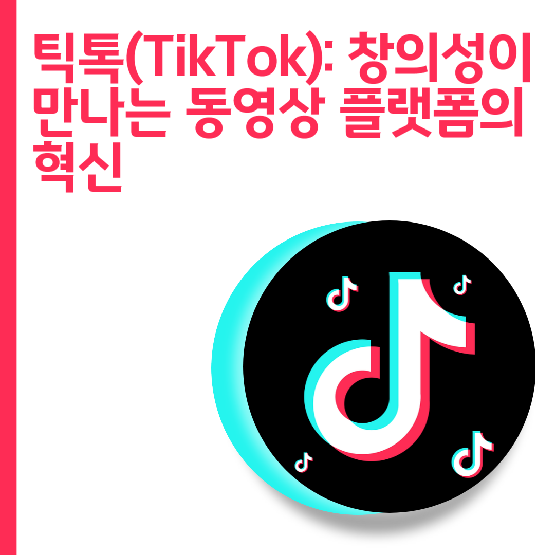  틱톡(TikTok): 창의성이 만나는 동영상 플랫폼의 혁신
