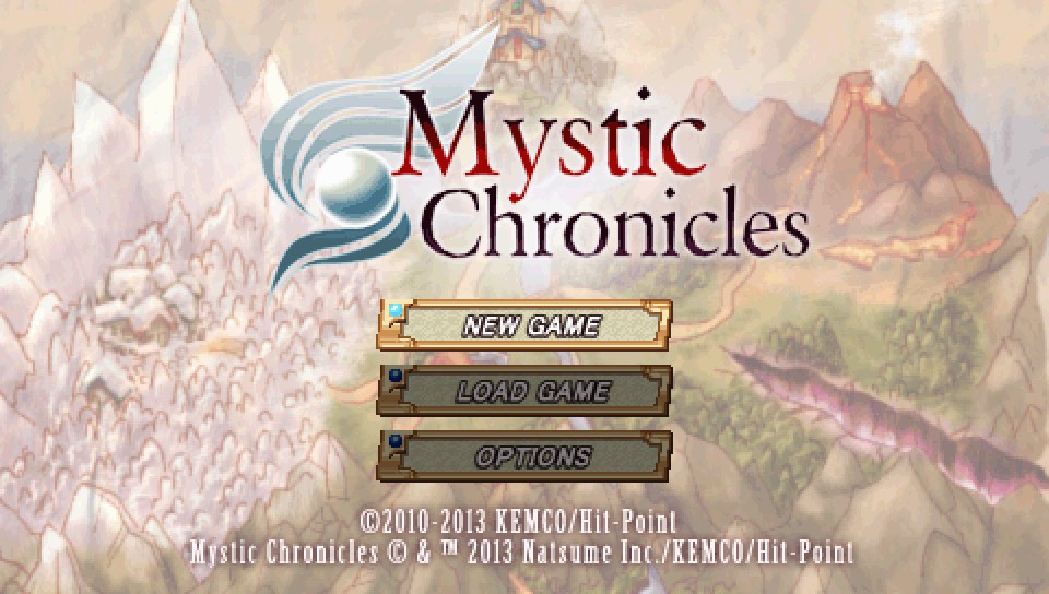  캠코 (KEMCO) - 미스틱 크로니클즈 유럽판 Mystic Chronicles Europe (플레이 스테이션 포터블 - PSP)