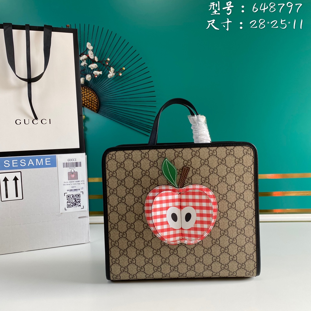  [GUCCI] 구찌 21SS 애플 토트백 648797 HUHMN 9774