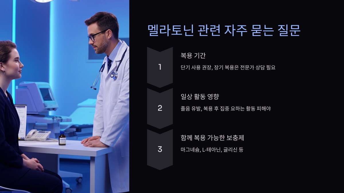 멜라토닌 효능