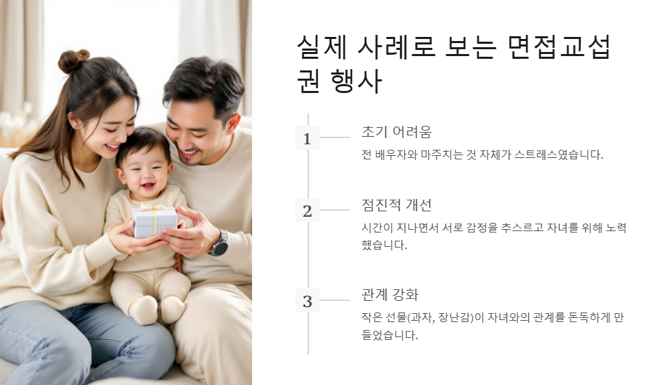 이혼 후 자녀 면접교섭권 행사하는 방법