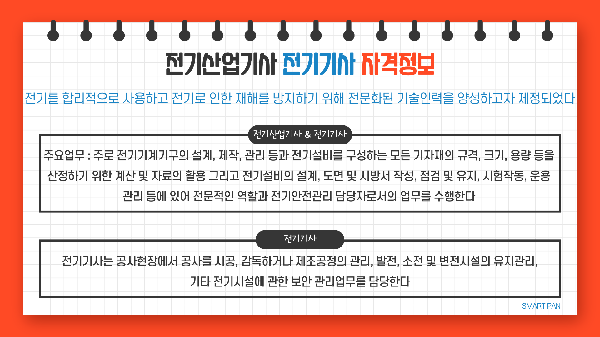 전기산업기사 전기기사 자격정보