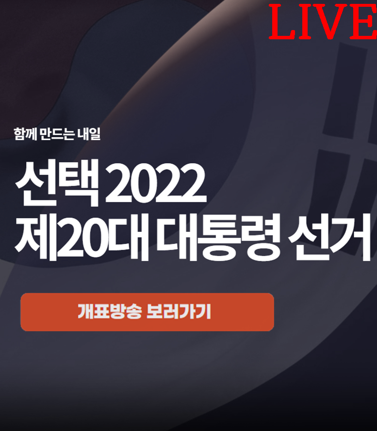  MBC 20대 대통령 개표 방송