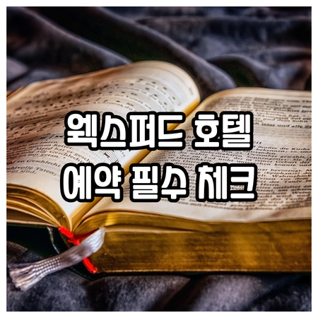 웩스퍼드 호텔 예약 전 필수 체크사항