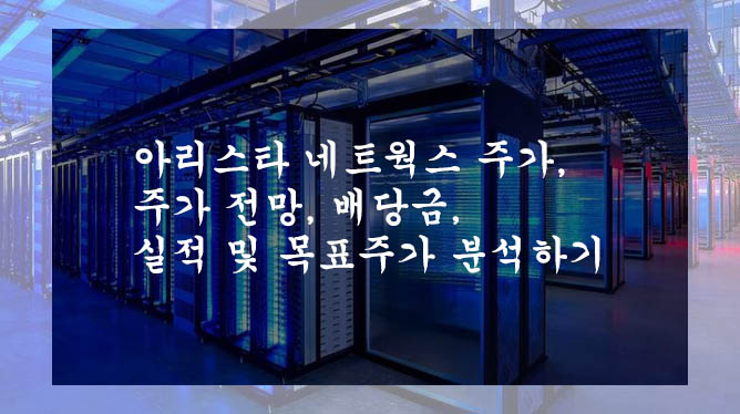  아리스타 네트웍스 주가, 주가 전망, 배당금, 실적 및 목표주가 분석하기