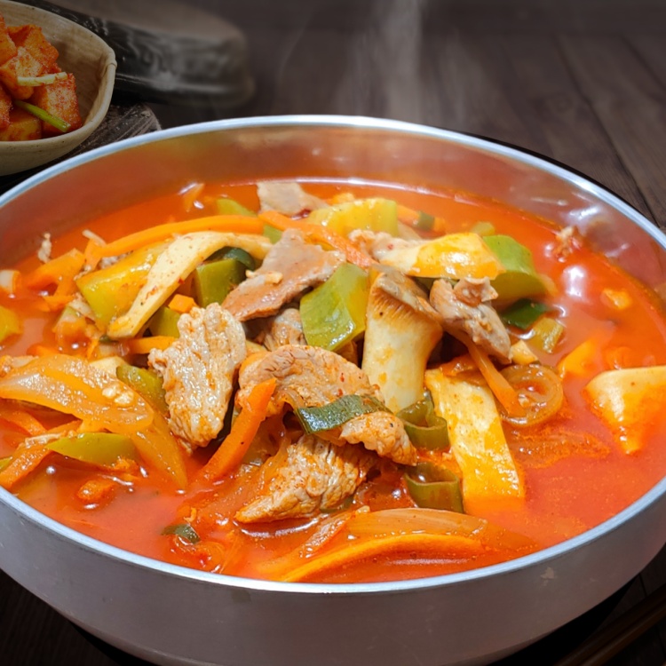 네모세모 전주 송천동 맛집 얼큰 돼지국밥&#44; 애호박 찌개국밥 맛있는 국밥집