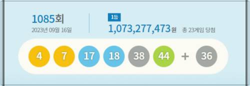 1085-로또-1등번호