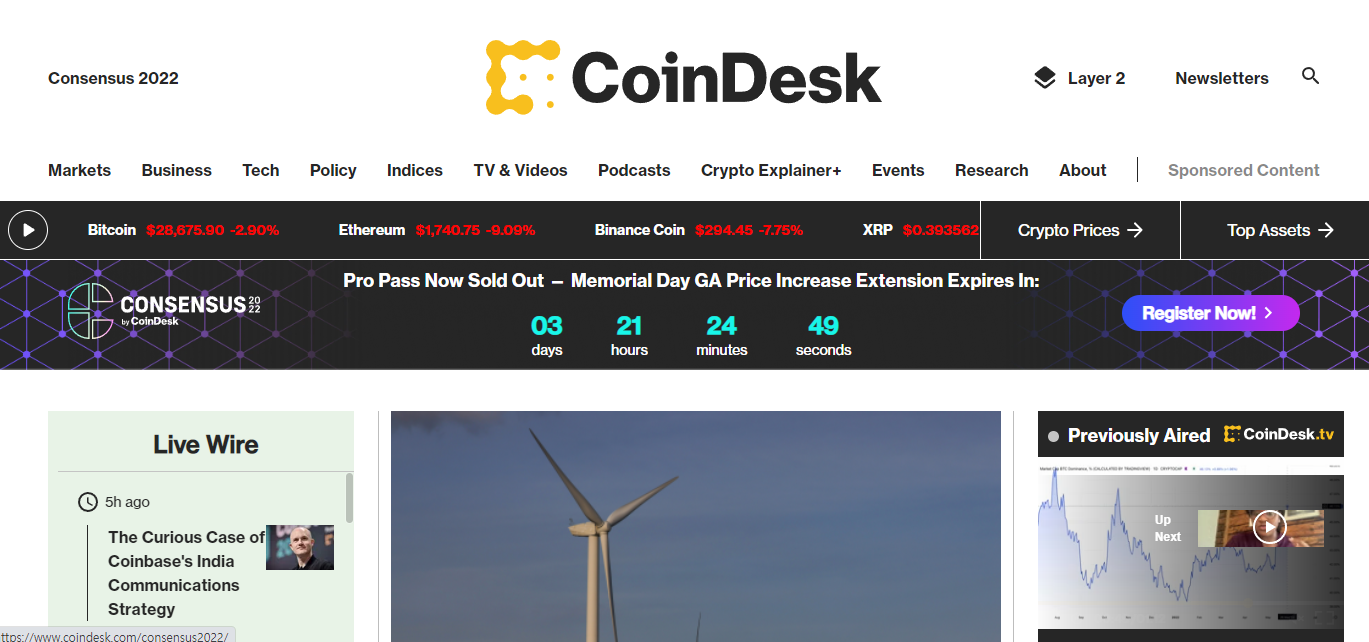  가상자산 글로벌 언론사 코인데스크(Coindesk) 소셜 토큰 DESK 출시
