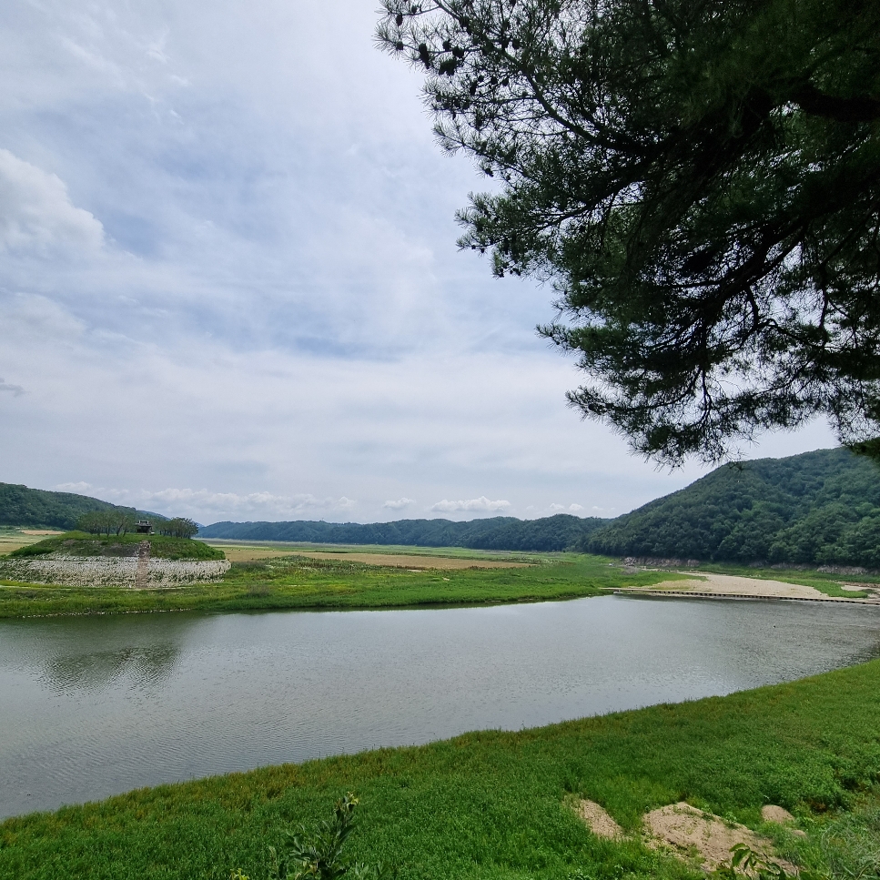 도산서원에서 본 낙동강