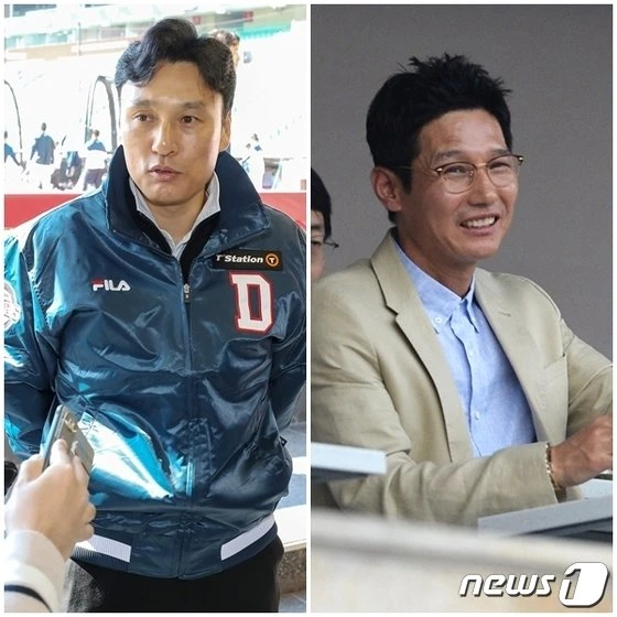  이승엽 선수와 염경엽 선수, 그리고 염경엽 감독과 이승엽 감독