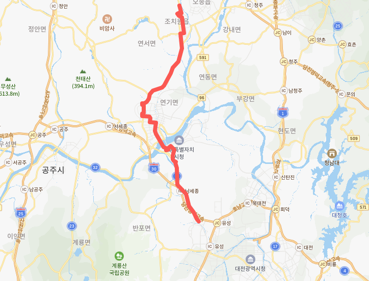  [광역]세종시 1000번 버스 노선 요금, 시간표 : 홍익대, 고려대학교, 조치원, 세종고속시외버스터미널, 반석역