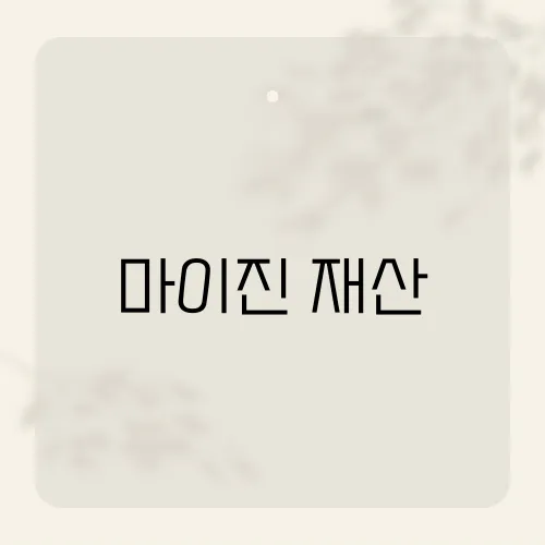 마이진 재산, 그녀의 성공과 현재 자산 규모는?​
