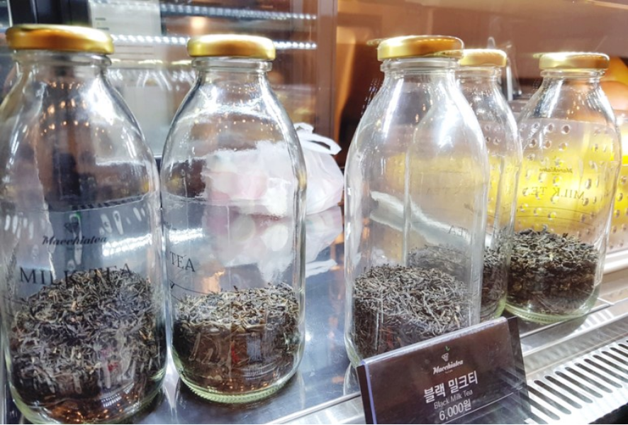 강남 대성학원카페 마키아티, 맛있는 밀크티.
