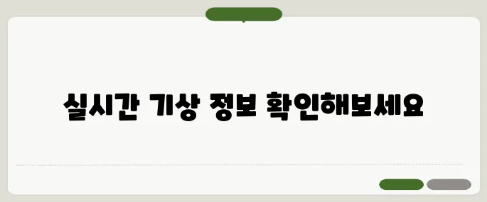 실시간 레이더 영상 기상청 바로가기