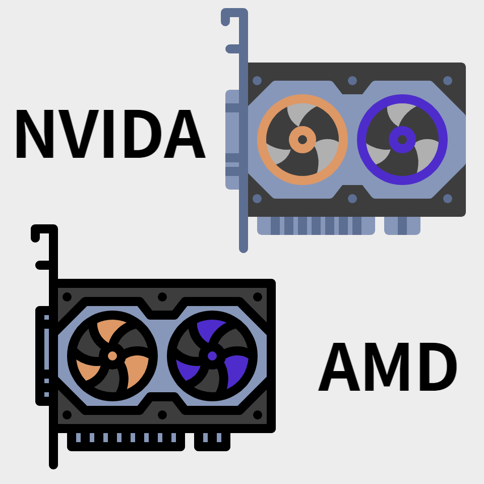컴퓨터 그래픽카드 NVIDIA AMD