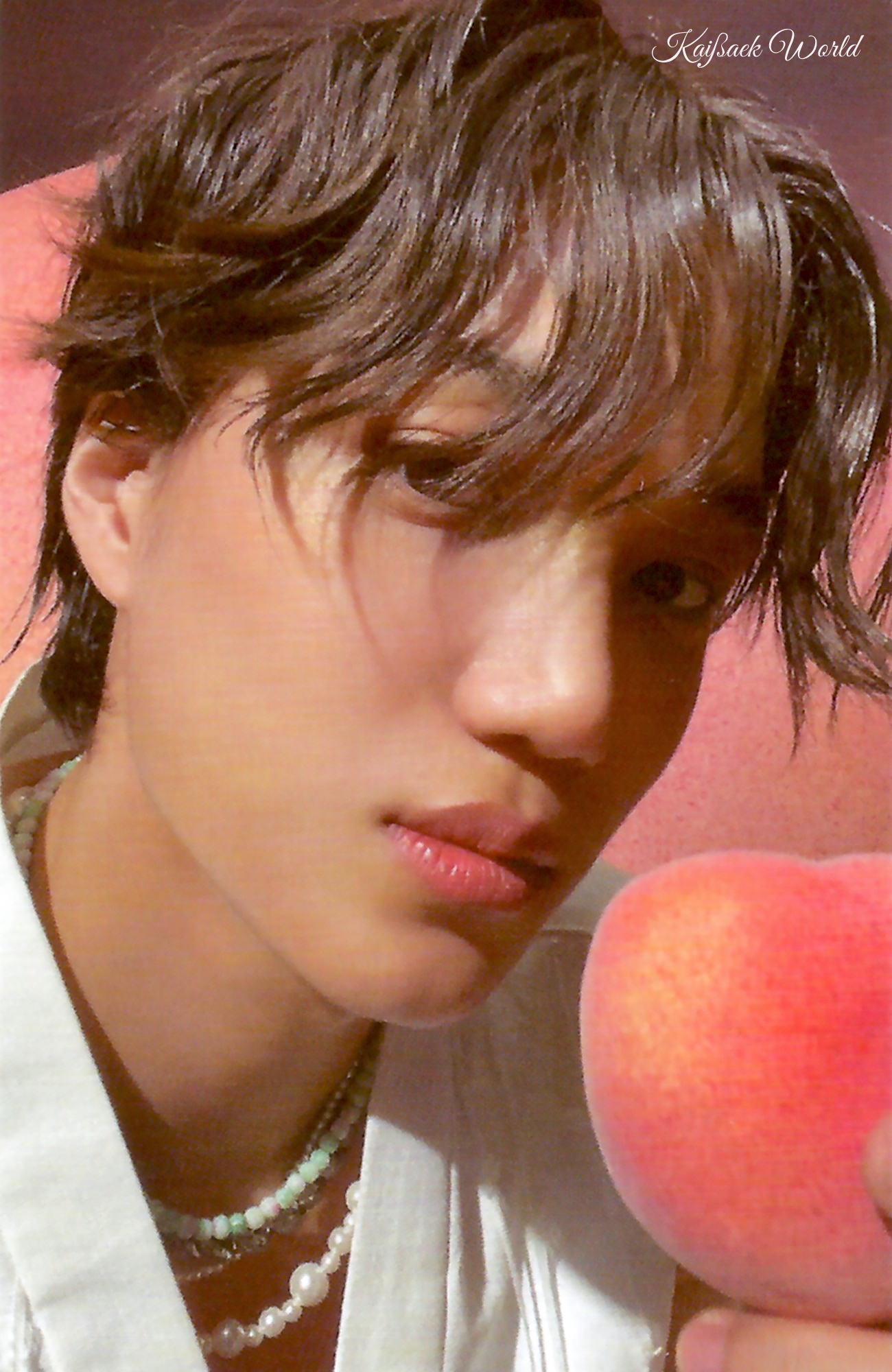 DAILYEXO — Kai - 220121 'Peaches' album photocard Credit