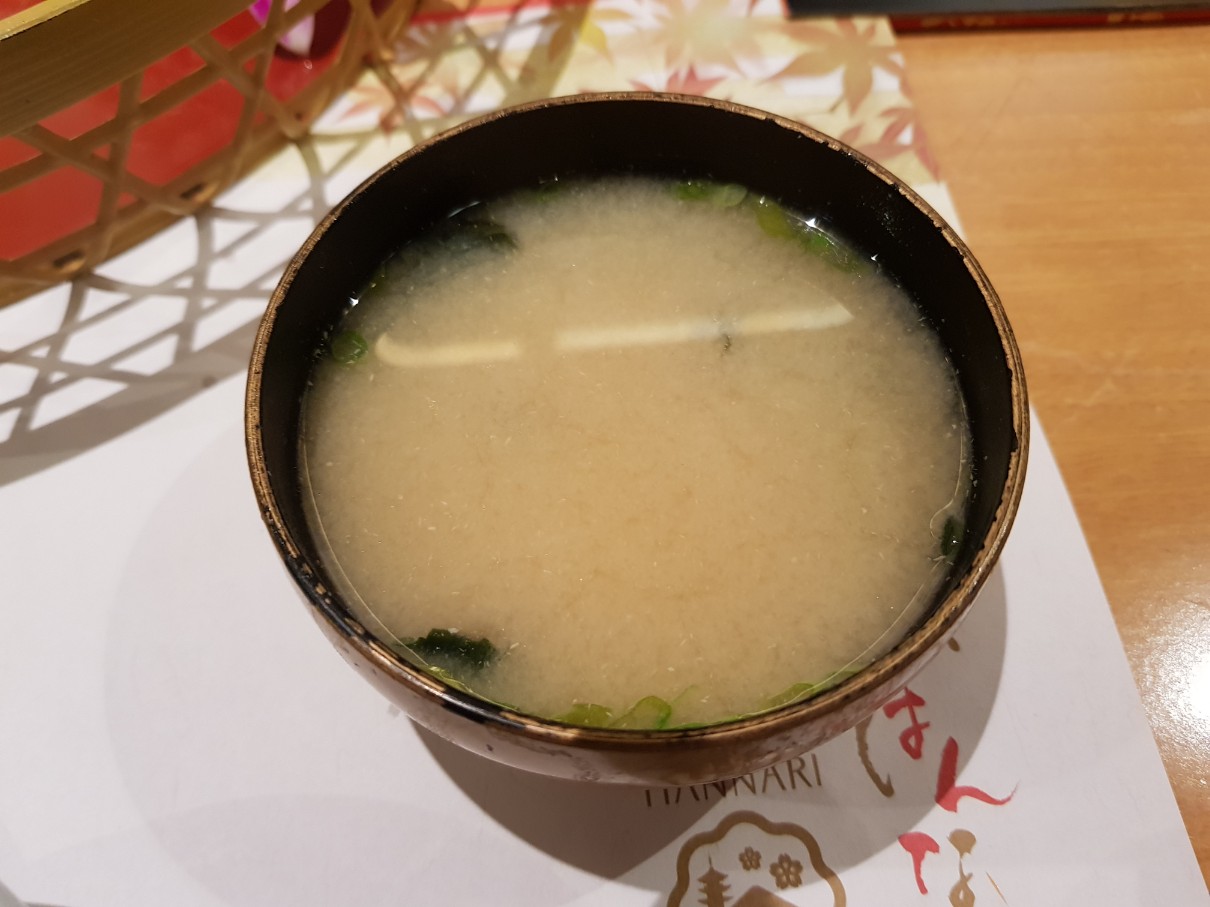 호치민 1군 VINCOM CENTER(빈컴 백화점) 일식집 KYO HANNARI - Miso Soup