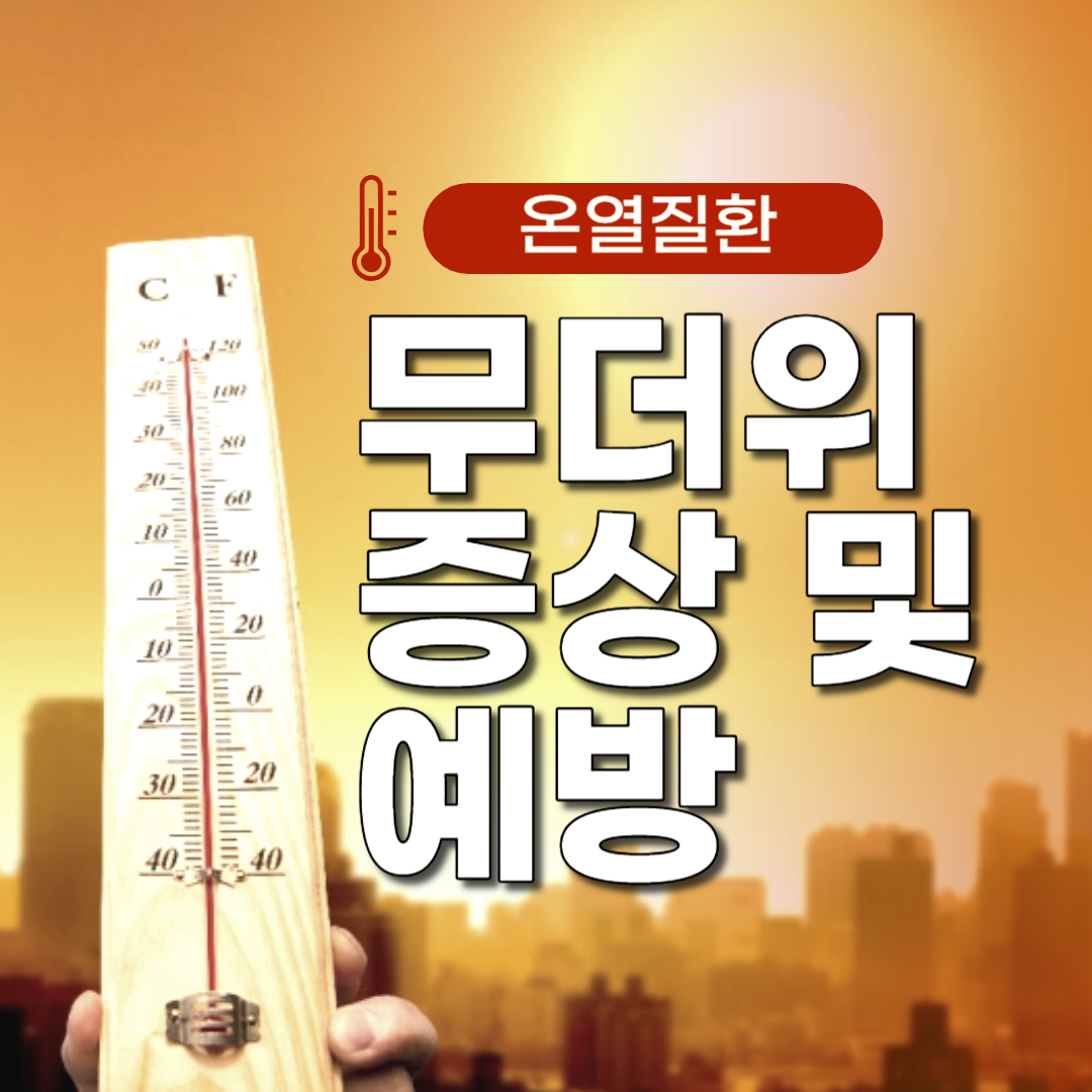 무더위 증상 및 예방 이미지