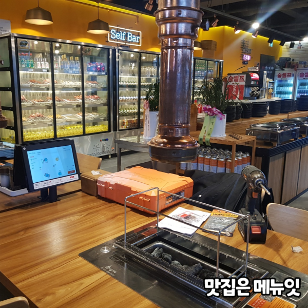  천향양꼬치뷔페 양꼬치집 테이블오더 메뉴잇 설치 사례