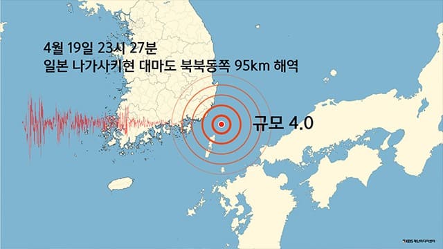 일본 대마도 지진