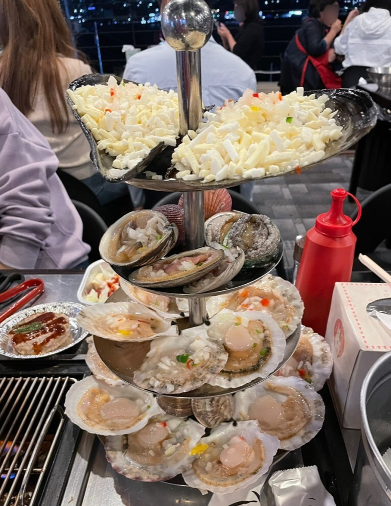 송도 조새호 조개구이