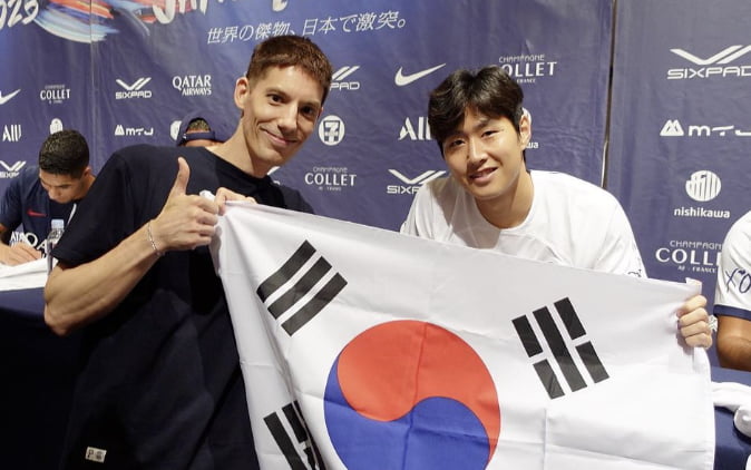 파비앙, 이강인. 출처 파비앙 인스타그램, 한국경제