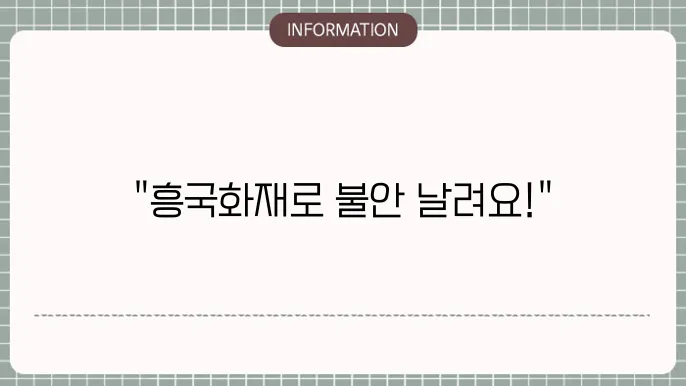 흥국화재 암보험의 특징을 설명하는 이미지